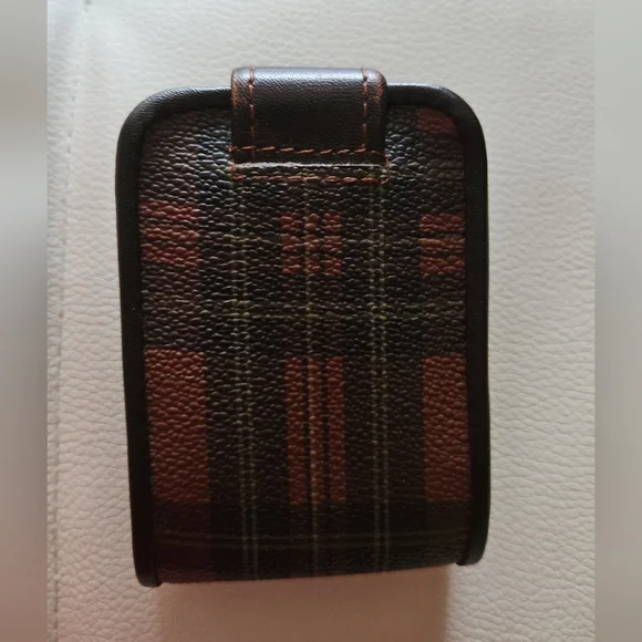 Vintage Santa Monica Polo Scotland Lipstick Holder. Plaid In Color. - Picture 3 of 4